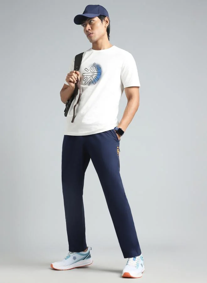 Cult Men Navy Airport Travel Trackpants