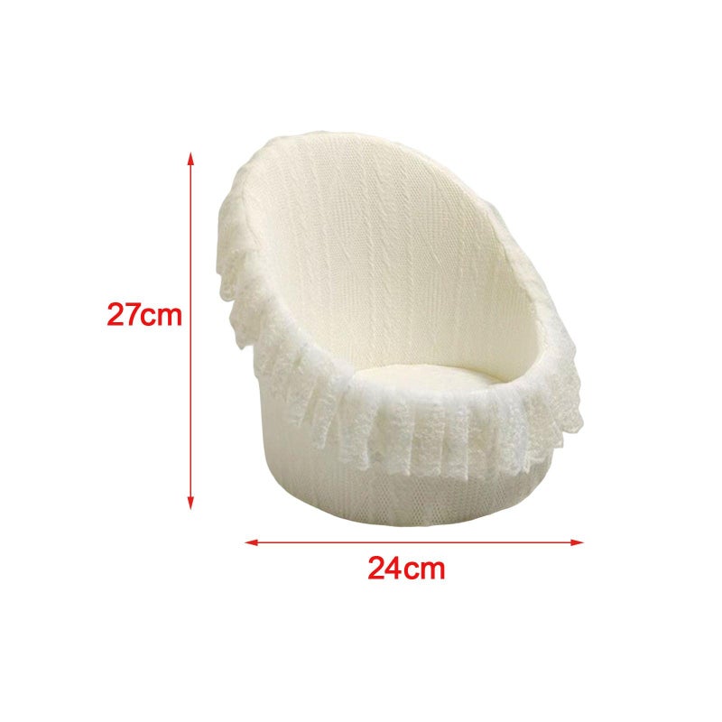 Mini Cotton Sofa Seat Infant Photo Chair Photography Props For Shower Party - Image 3