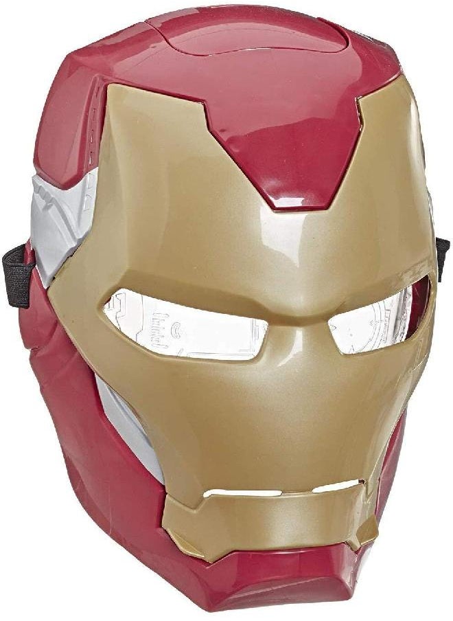 AVENGERS Avengers Marvel Iron Man Flip FX Mask with Flip-Activated Light Effects for Costume and Role-Play Dress Up Brown/a  - Image 4