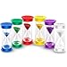 EMDMAK Sand Timer, Acrylic Hourglass Timer Colorful Sandglass Timer 1 min/2 mins/3 mins/5 mins/10 mins/15 mins Sand - Image 2