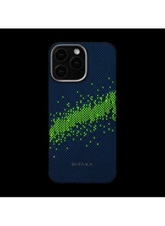 PITAKA iPhone 16 Pro Max MagSafe Case StarPeak Luminous Cover / Ultra Slim / Woven Touch / Raised Camera Lip / Drop and Damage Protecting Back Cover - Milky Way Galaxy  - Image 3