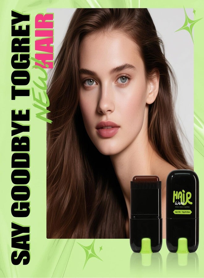 BEUKING Temporary Hair Dye Sticks, Hair Color Correction Sticks, Long Lasting Highly Pigmented Black/Dark Brown/Coffee Portable Washable Cover Grey Hair Pen for Hair Makeup (01# Black, 0.5 oz) - Image 3