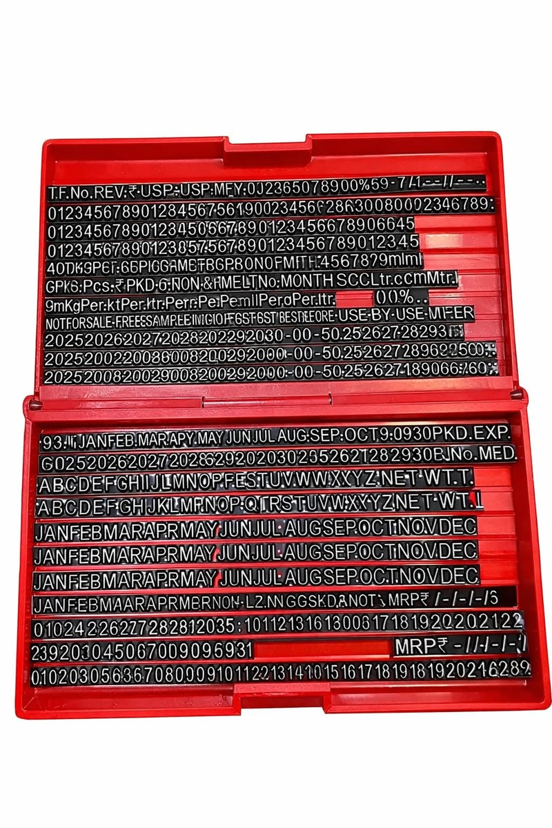 Dinojames Lightweight Mini Printer/Batch Coding Machine Letter Size-6mm, Letter Type - Grooved(Rubber), Printing Area - 60x30mm Up to 3 Lines - Image 3