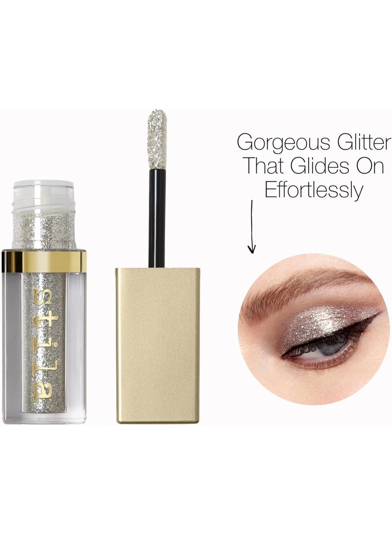 ستيلا ظلال العيون السائلة اللامعة والمتوهجة من ستيلا - غبار الماس للنساء، 0.153 أونصة، ظلال العيون، أبيض - Image 3