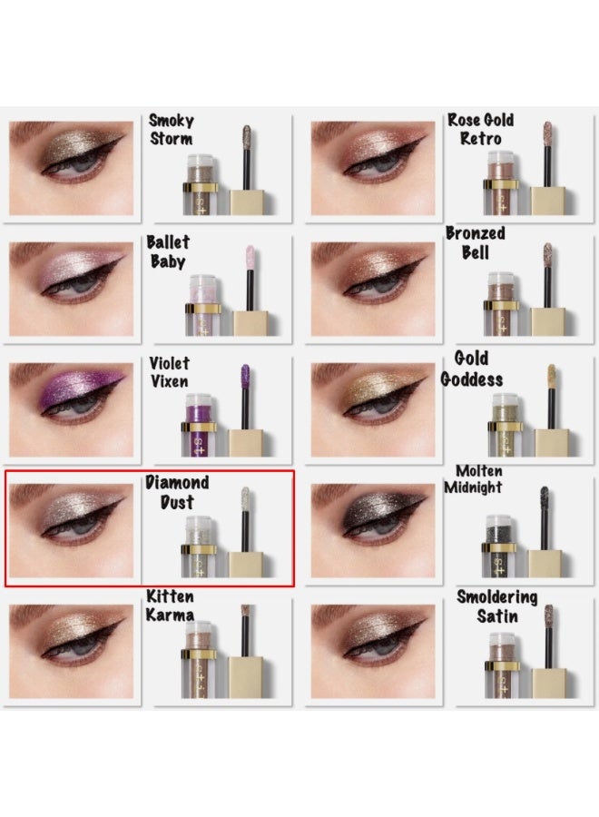 ستيلا ظلال العيون السائلة اللامعة والمتوهجة من ستيلا - غبار الماس للنساء، 0.153 أونصة، ظلال العيون، أبيض - Image 5