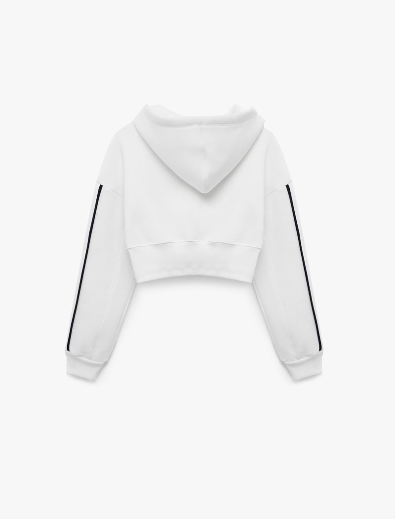 KOTON Corset Detail Crop Sweatshirt - Image 4