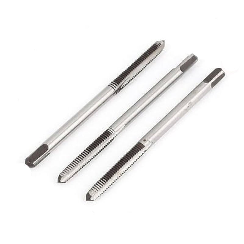 High-Precision BSW Threading Tap Set – 3-Piece Steel Taper, Plug, Bottoming – For Classic Machinery & Metalwork (5/32)