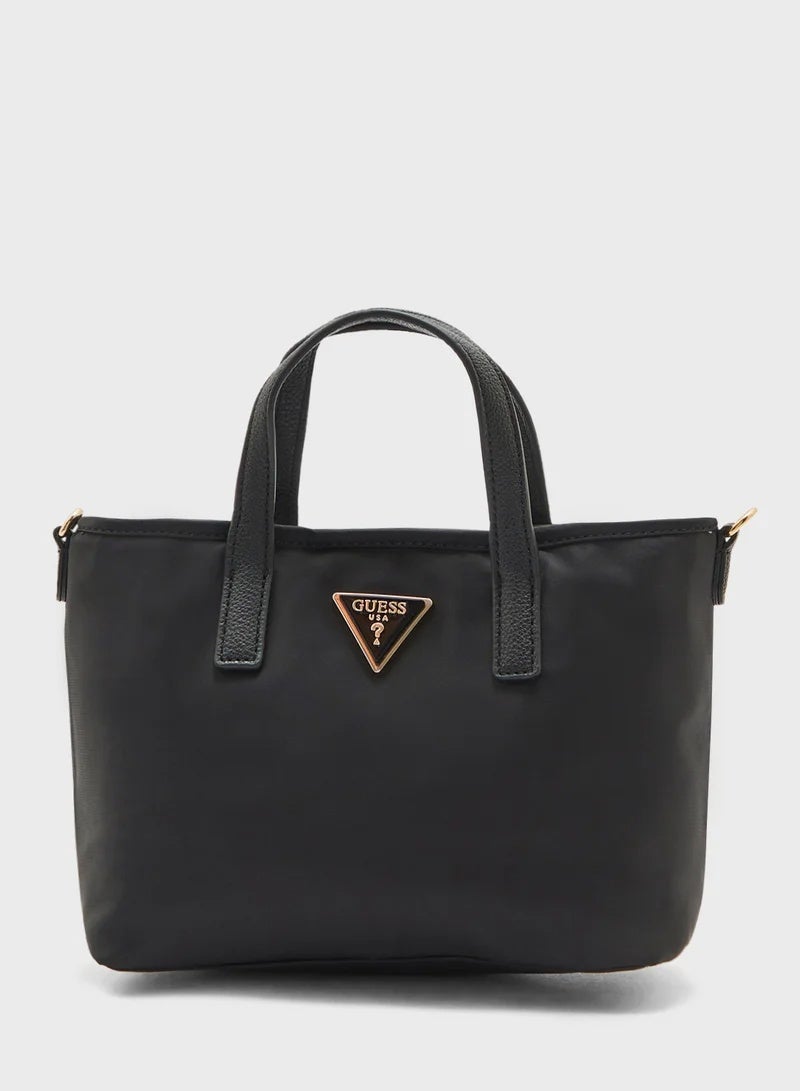 GUESS Kuba Top Zip Shoulder Bag - Image 5