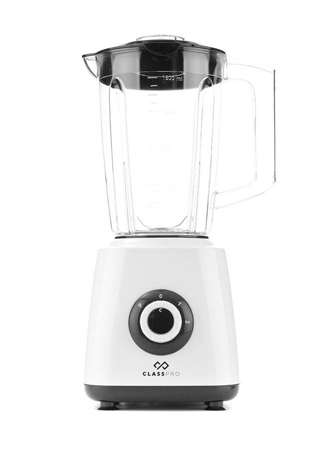 ClassPro - 2 in 1 Table Blender 500W 1.5L  White - Image 1
