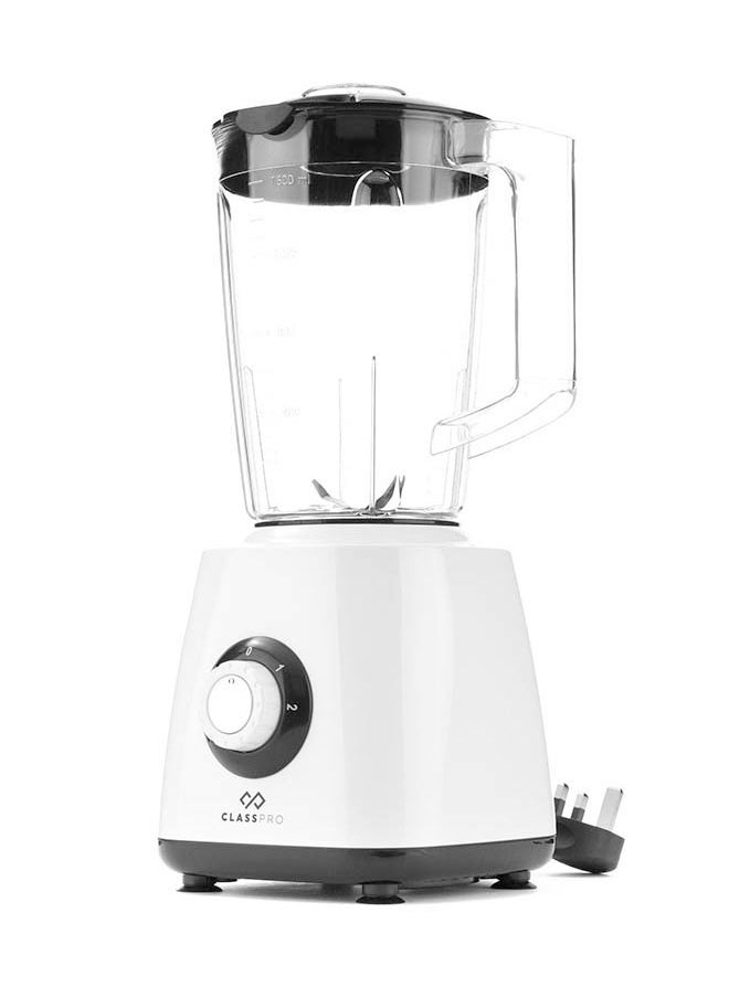 ClassPro - 2 in 1 Table Blender 500W 1.5L  White - Image 1