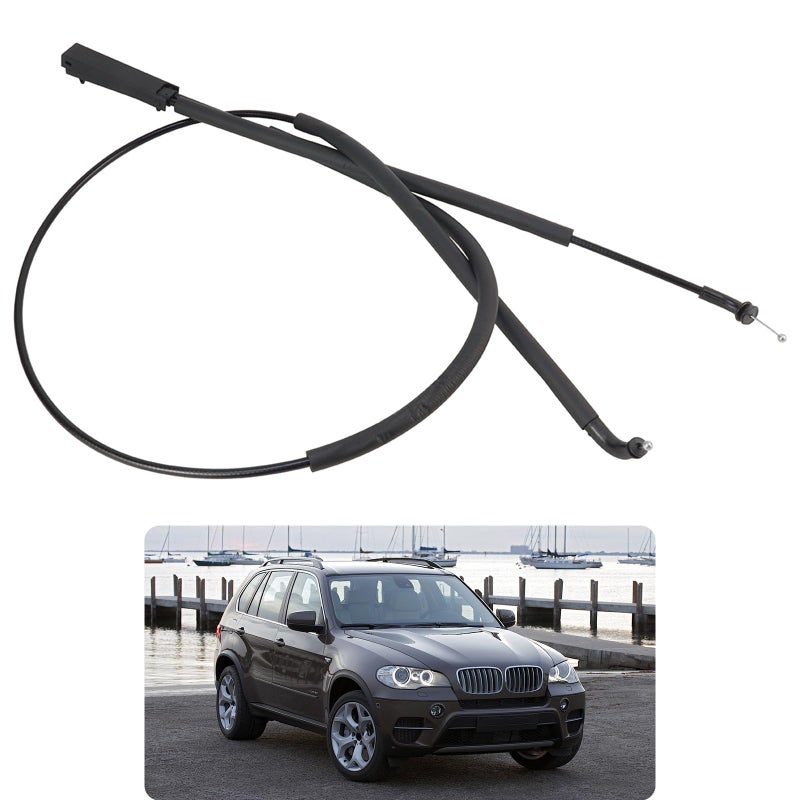 MUNIK 51237184456 Engine Hatch Cable for 20072014 BMW 30si48iX5X6xDrive35ixDrive40ixDrive50i44T E70E71E72 Replat 51237184456 912452 503951 V204589