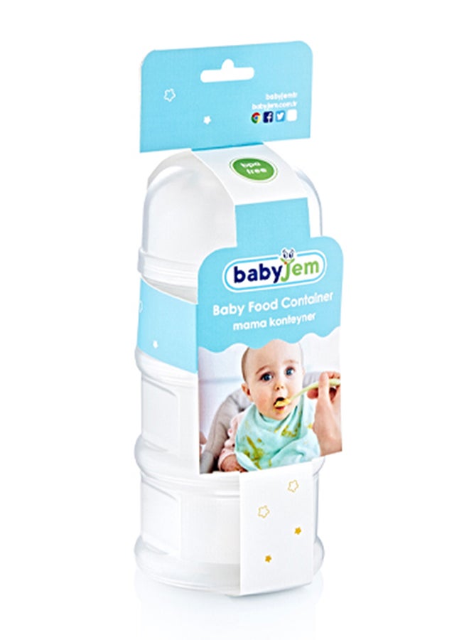 BabyJem Baby Milk Powder Container - Clear - Image 3