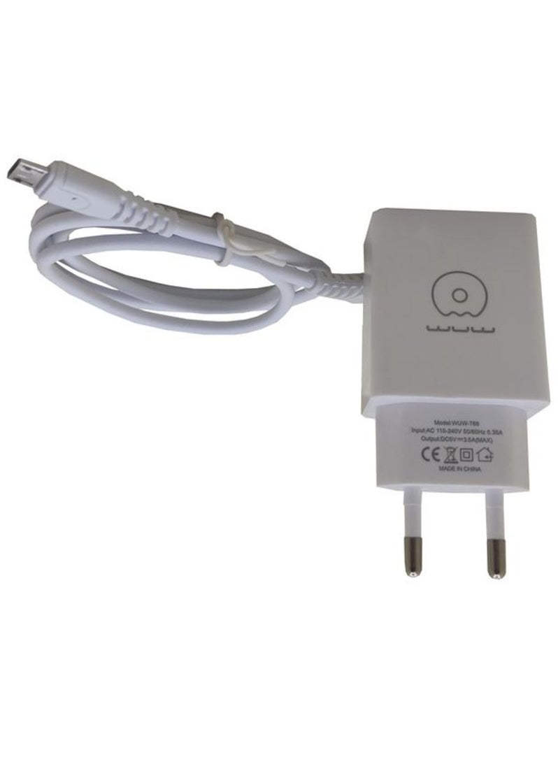 WUW - Fast Charging 3.5A Adapter With Micro USB Cable Charger - Image 1