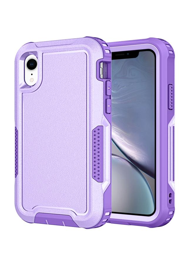اس-توب جراب لهاتف iPhone XR 3 في 1 PC + جراب هاتف مقاوم للصدمات من مادة TPU - Image 1