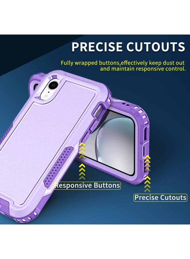 اس-توب جراب لهاتف iPhone XR 3 في 1 PC + جراب هاتف مقاوم للصدمات من مادة TPU - Image 4