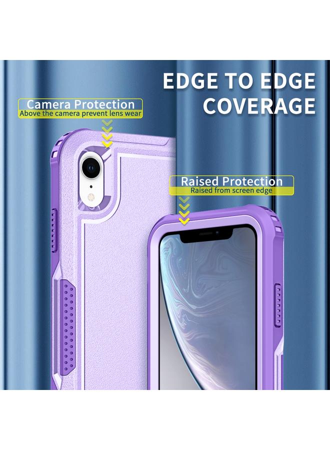 اس-توب جراب لهاتف iPhone XR 3 في 1 PC + جراب هاتف مقاوم للصدمات من مادة TPU - Image 3