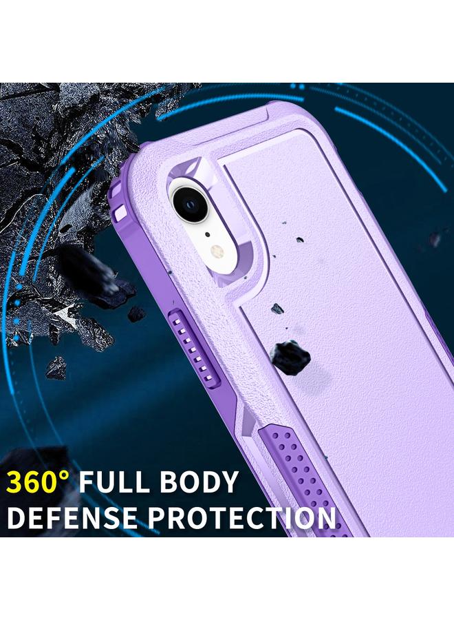 اس-توب جراب لهاتف iPhone XR 3 في 1 PC + جراب هاتف مقاوم للصدمات من مادة TPU - Image 2