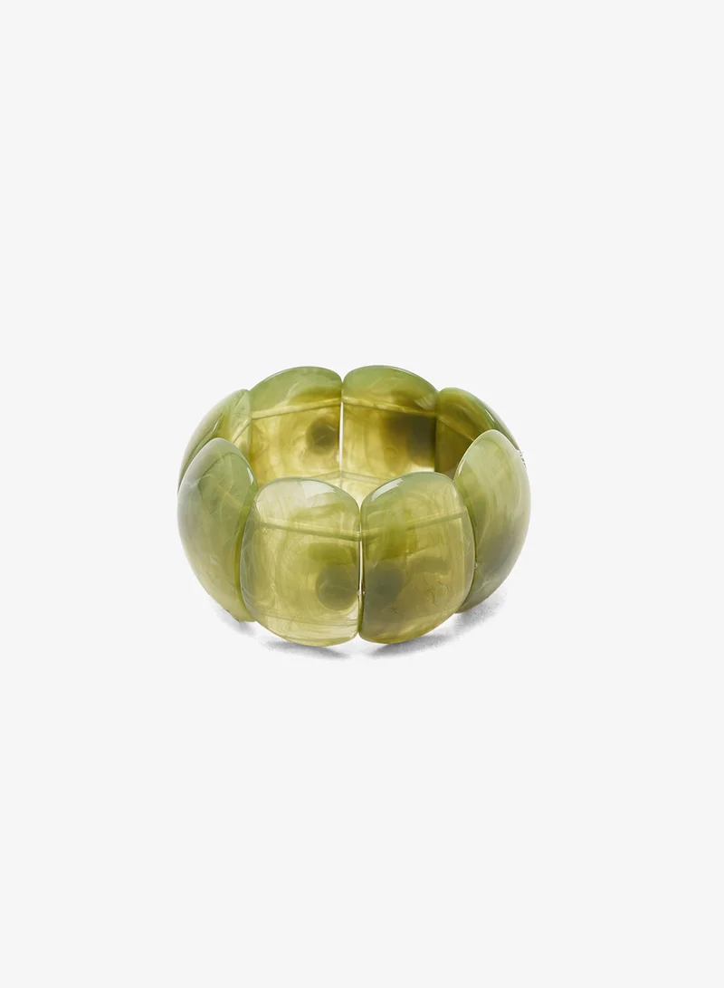 Ginger Chunky Resin Bracelet