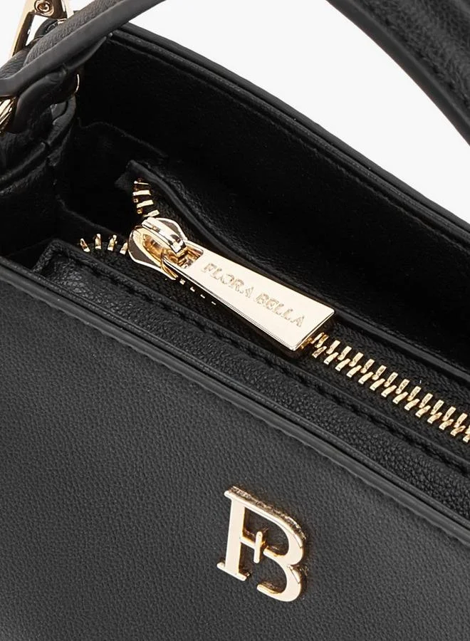 Flora Bella By Shoexpress BLACK Crossbody Bag With Detachable Chain Strap for Women | Best Price UAE