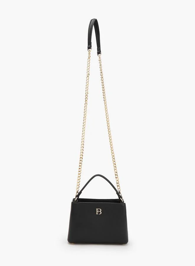 Flora Bella By Shoexpress BLACK Crossbody Bag With Detachable Chain Strap for Women | Best Price UAE