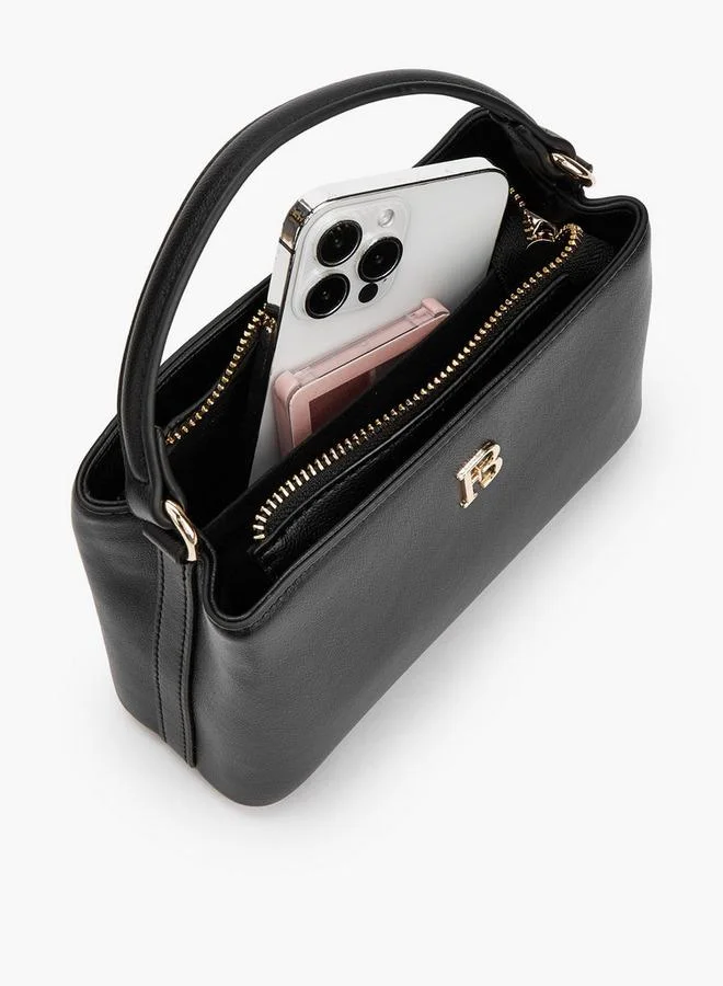 Flora Bella By Shoexpress BLACK Crossbody Bag With Detachable Chain Strap for Women | Best Price UAE