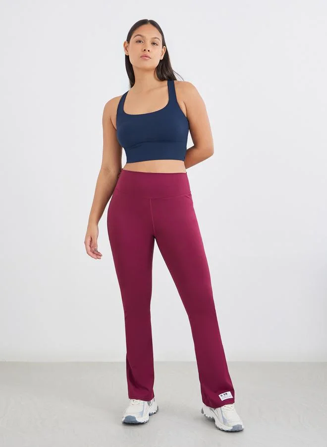 ستايلي Styli Back Twist Cross Strap Detail Medium Support Sports Bra