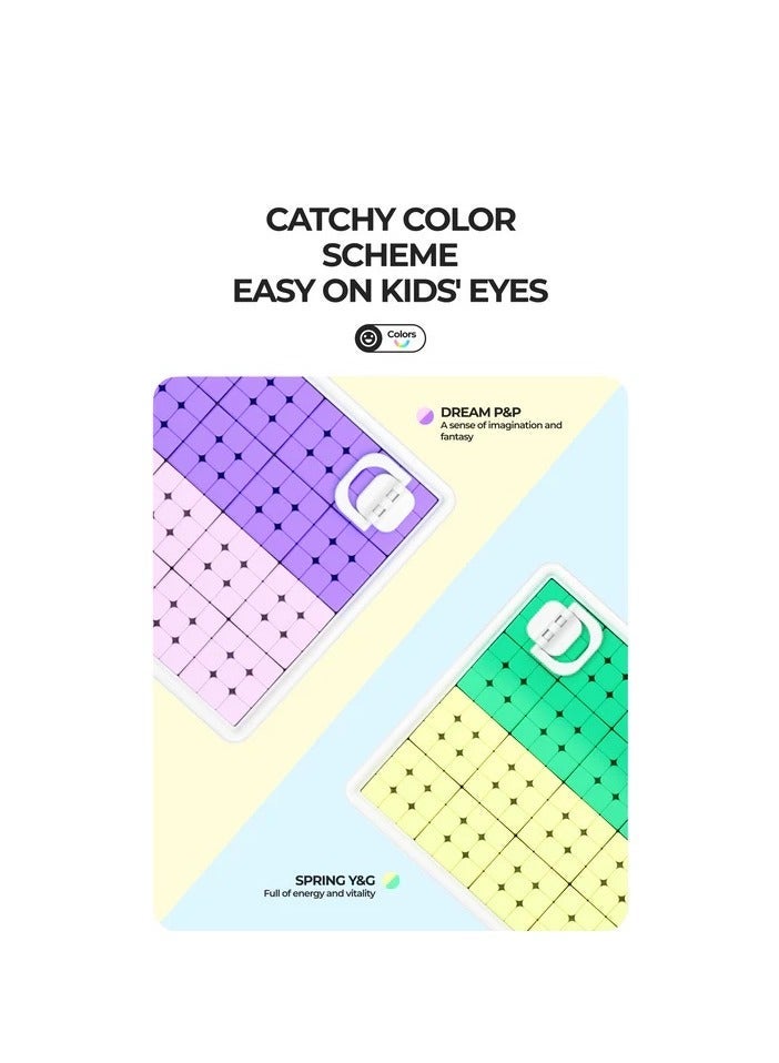 GANCUBE's Monster Go Spelling Cube 3x3 Pink & Purple – Educational Word Learning Puzzle for Kids - Image 5