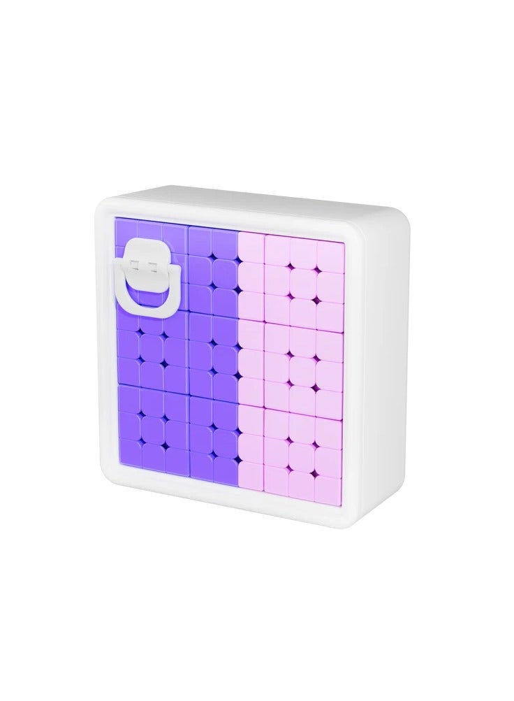 GANCUBE's Monster Go Spelling Cube 3x3 Pink & Purple – Educational Word Learning Puzzle for Kids - Image 1