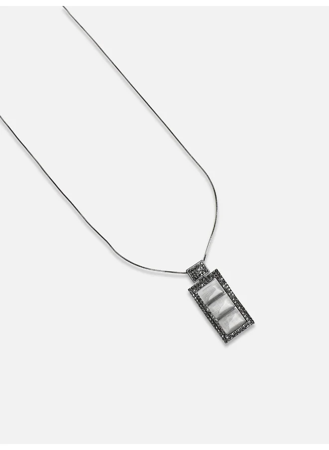 SOHI Geometric Vista Pendant Necklace