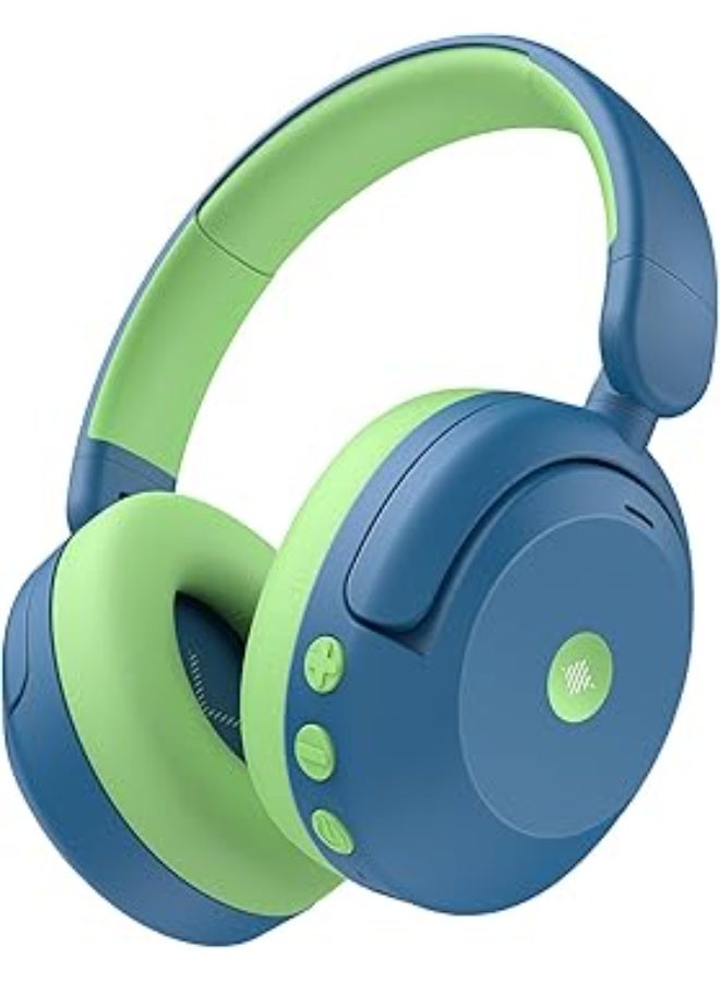 iClever BTH20 Active Noise Cancelling Headphones for Kids, Two ANC Modes, 60H Play Time, 80dBA Safe Volume, Bluetooth5.4, Award-Winning Over Ear Kids Headphones Wireless AUX Cord for Airplane Travel
