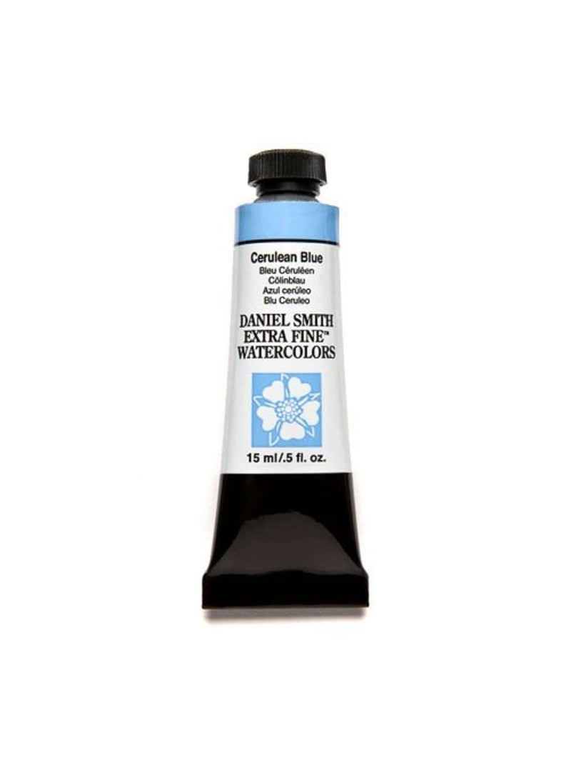 Daniel Smith - Daniel Smith Extra Fine Watercolor 15ml Paint Tube, Cerulean Blue - Image 1