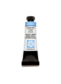 Daniel Smith Daniel Smith Extra Fine Watercolor 15ml Paint Tube, Cerulean Blue  - Image 5