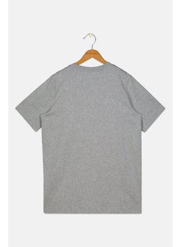 Nike Kids Boy Brand Logo Training T-Shirt, Grey  - Image 2