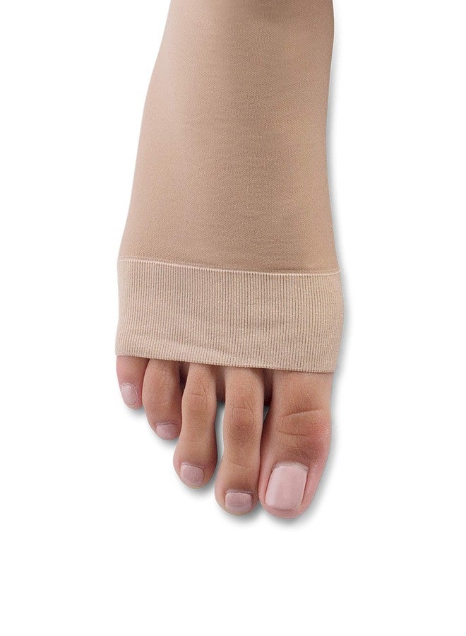 Jomi Compression Knee High Collection, 20-30mmHg Sheer Open Toe 233 (Small, Natural) - Image 4