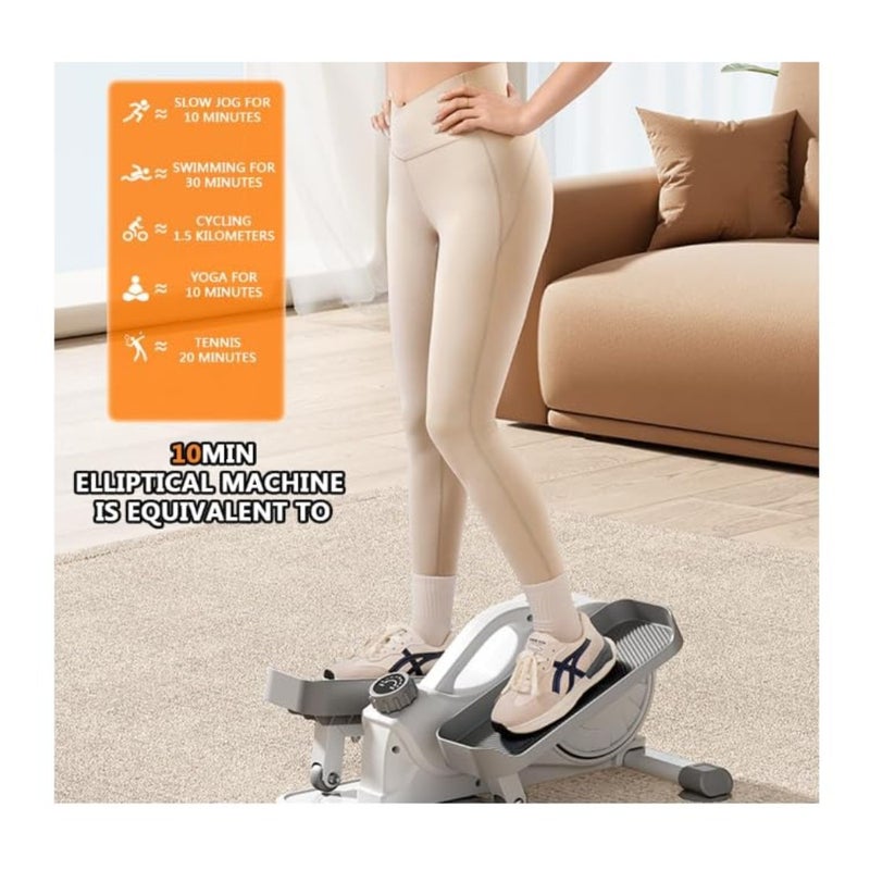 Kafka Portable Under Desk Elliptical Exercise Machine, Under Desk Bike Pedal Exerciser, Seated Elliptical, Standing or Seated Pedal Exerciser, Mini Elliptical Machines for Home Office Use - Image 3