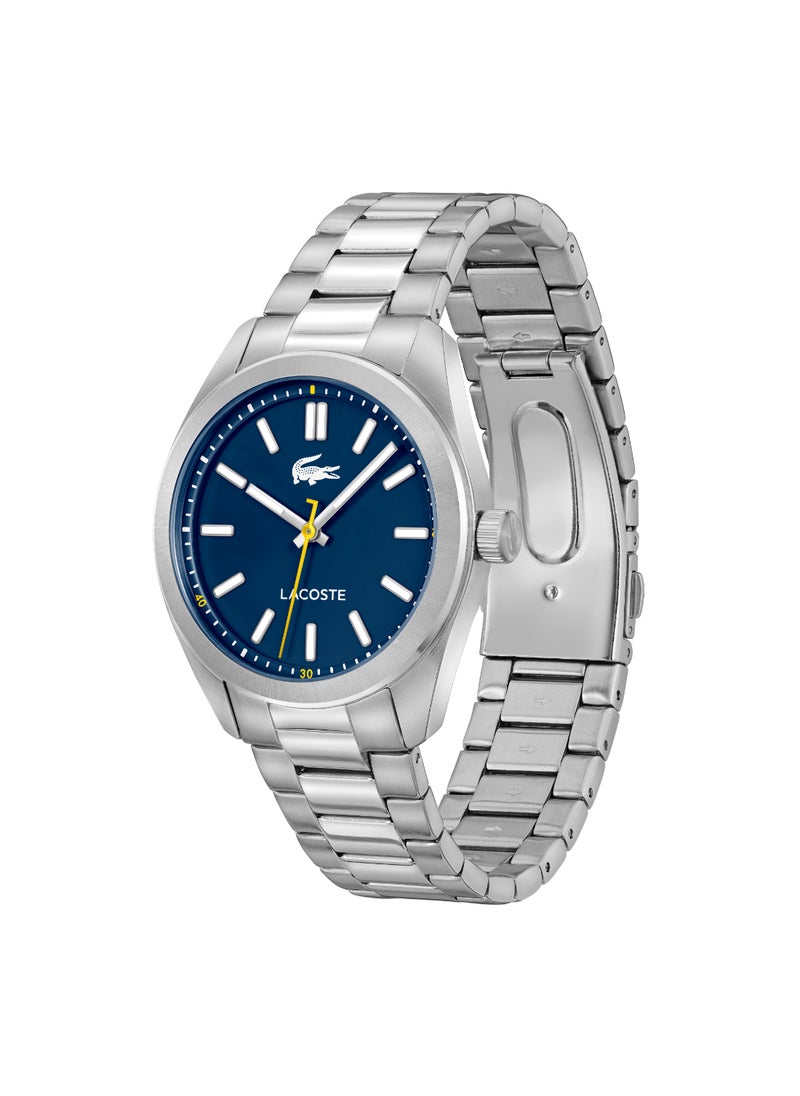LACOSTE - LACOSTE ROUND ANALOG MEN'S BLUE CASE WATCH - 2011352 - Image 1