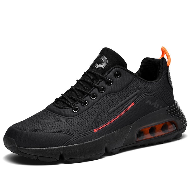 Men's and women's running shoes fashion sneaker spring and autumn mesh surface air cushion shock-absorbing lightweight plus size couple running shoes  - Image 1