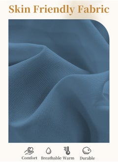 LEOKOR 4PCS Soft Bedding Duvet Cover Set, Skin-Friendly Solid Color Breathable Comforter Set, Include Quilt Cover With Zipper Closure, Bed Sheet and 2 Pillowcase  - Image 5