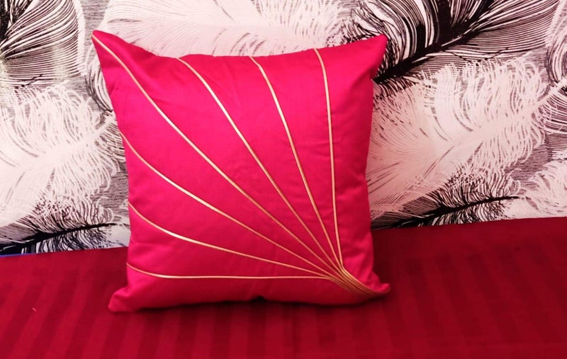 JDX Attractive Multicolor Cushion Cover, Set of 5 (Multicolor)(Polyester) - Image 3