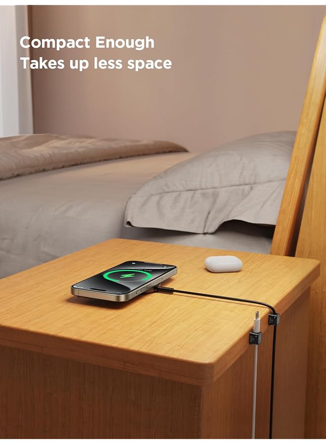 erorex 6 Pack Magnetic Cable Clips Cable Smooth Adjustable Cord Holder Under Desk Cable Management Adhesive Wire Holder Keeper Organizer For Home Office Desk Phone Car Wall Desktop Nightstand - Image 4