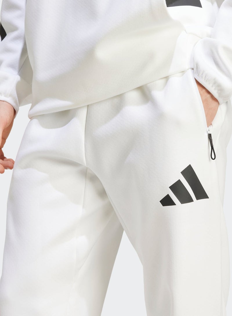 adidas بنطلون تدريب رجالي أبيض  ... - Image 3