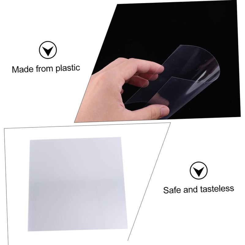 Reusable High Temperature Ironing Papers 2 Sets 40 Pcs Transparent Plastic Craft Template - Image 5