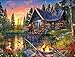 Springboks Sunkissed Cabin 2000 Piece Puzzle for Adults Features a Beautifully Illustrated Lakeside Cabin Retreat Ribbon Cut Pieces - Image 2
