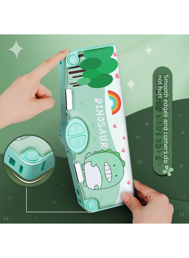 Multi-functional Stationery Men's Box Primary School Button Office Box Pencil Case Girl's High-value Internet Celebrity Same Style - Image 4