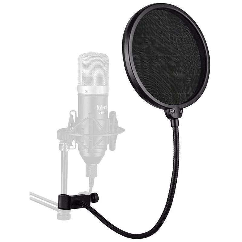 Device Of Urban Infotech 3 Panel Isolation Shield with Pop Filter Sound Proof Reflection Filter for Mic Vocal Booth for Home Studio Microphone Isolation shield Mic Filter for Studio Recording - Image 4