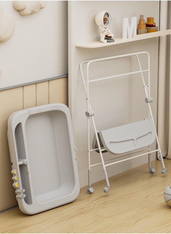 Cute Baby - Foldable Portable Diaper Changing Station With Wheels - Image 1