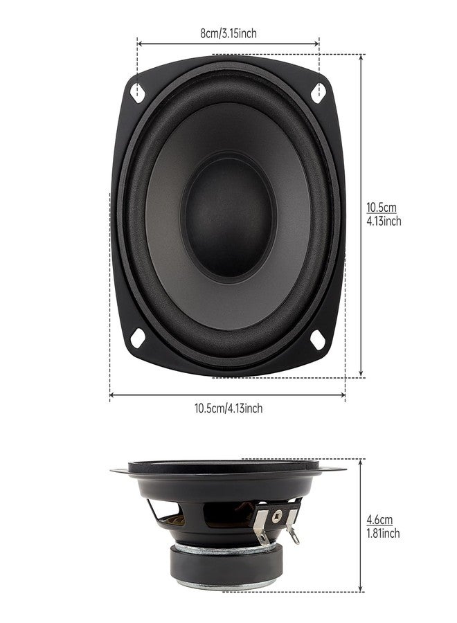 DriSentri 1 Piece 4 Inch 2-Way Car HiFi Coaxial Speaker Vehicle Door Auto Audio Music Stereo Full Range Frequency Speakers - Image 2