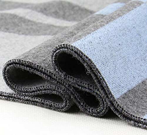 Rdylymx Men's Scarves Classic Arrival Winter Plaid Scarf Tassel Edge Soft Warm Scarf - Image 2