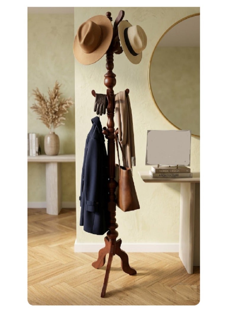 Solid wood coat hanger with swivel head - Image 2