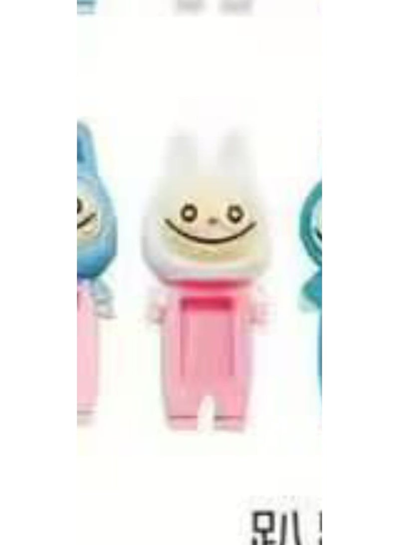 Labubu Hipsters Blind Box Set  Cute PVC Cartoon Figure Dolls, Attachable Phone Stickers, Mystery Collectible Toys for Car & Desktop Decoration, Removable Adhesive, Trendy Mini Figurines, Surprise Gift for Fans - Image 3